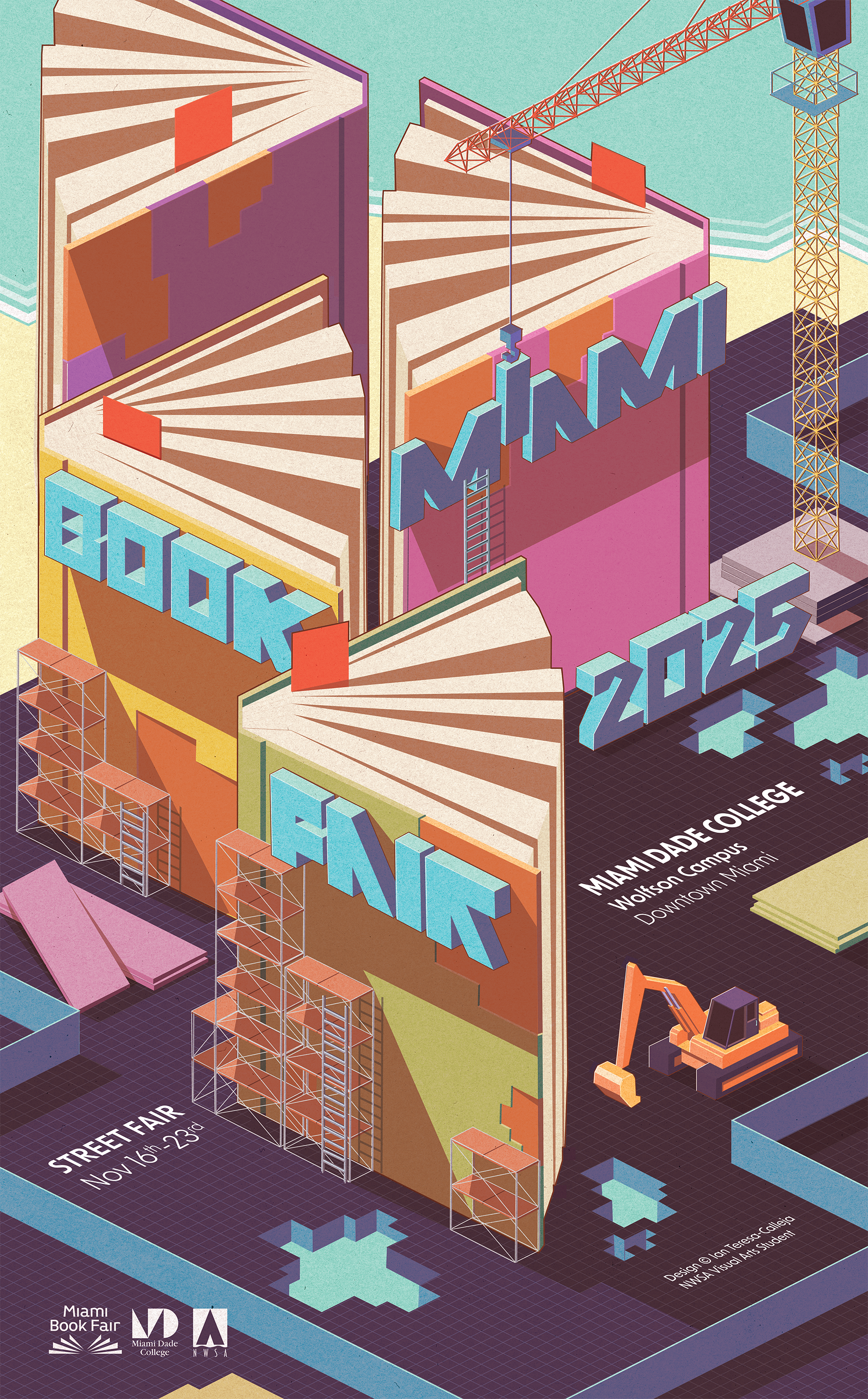 Miami Book Fair poster